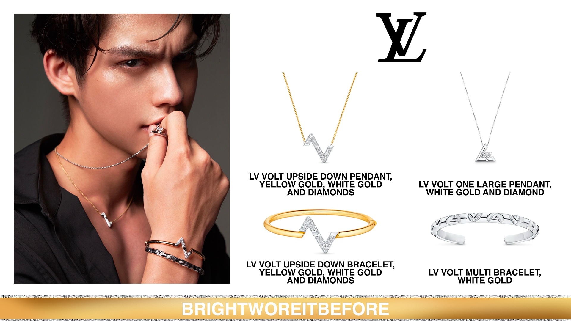 Louis Vuitton LV Volt Upside Down Pendant