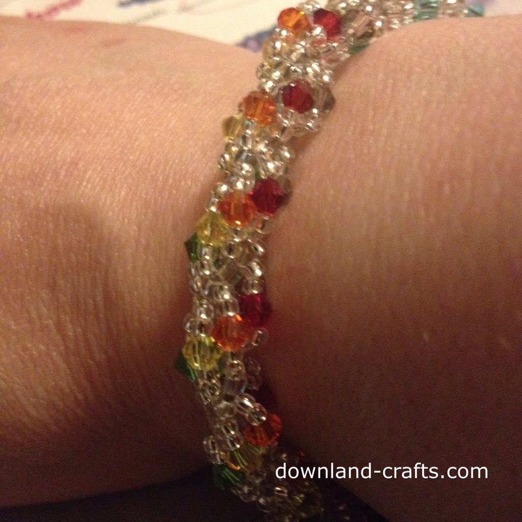 DownlandCrafter's tweet photo. A recent make ๐ #rainbow #bracelet #rainbowbracelets #handmade #handmadejewellery #crafts #beadedbracelet #beading #beadweaving #spiralbracelet #downlandcrafters #craftbizparty https://t.co/whO4jykXMk