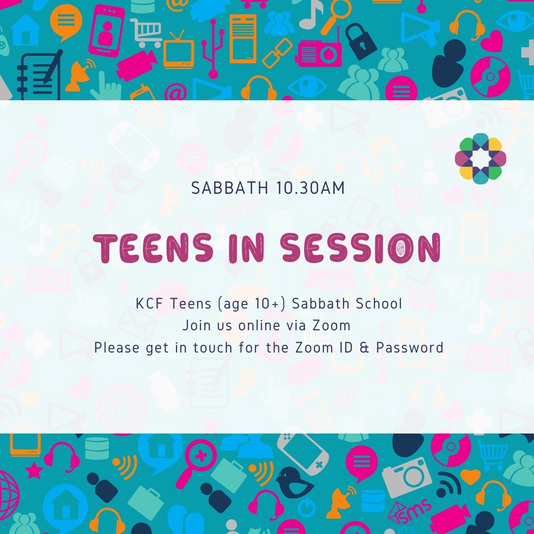 Good morning &amp; Happy Sabbath! We have an exciting program for our Teens at 10:30am! We look forward to seeing YOU! DM us for ZOOM info !