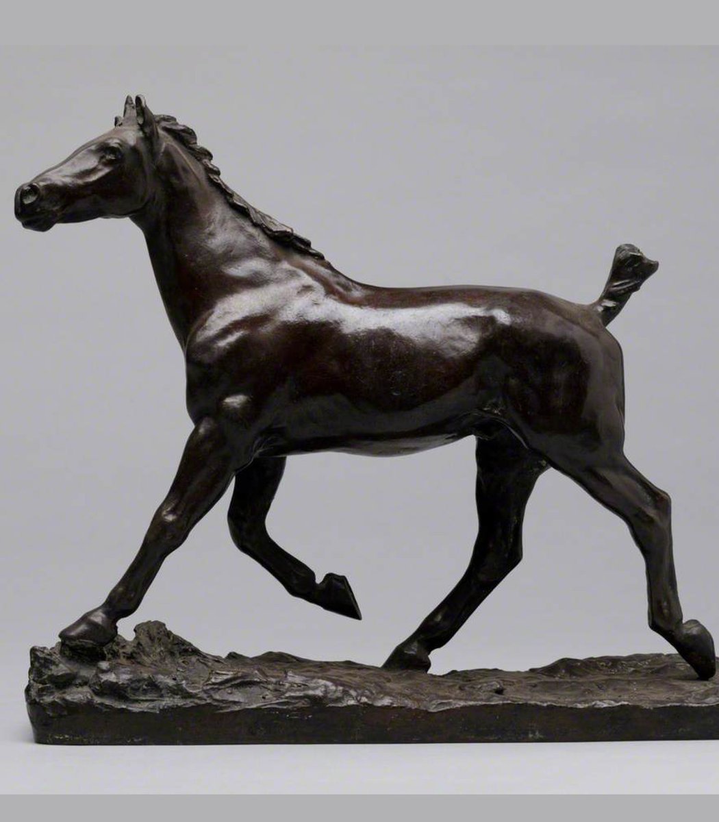 In Black Death, Sean is quartered by horses!We have this sculpture by Louis de Monard (1873 – 1939): Bronze Horse, date unknown. Donated by the Mayor of Dijon, York’s twin city in France.