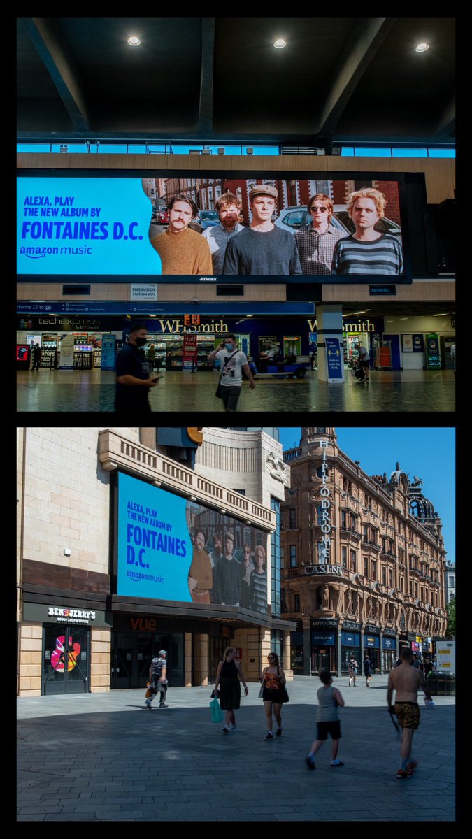 fontainesdublin's tweet photo. Spotted around London. Thanks @amazonmusicuk https://t.co/IxbaUbaKan