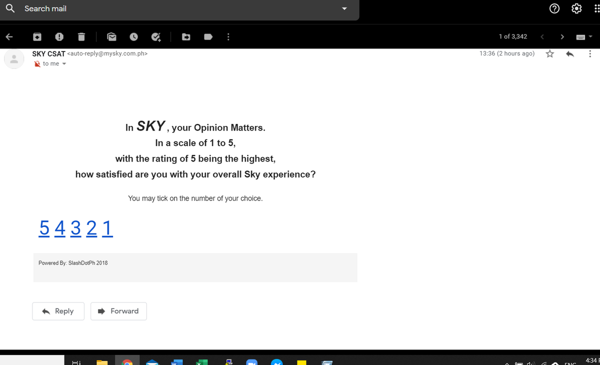 cserapio's tweet photo. @SKYserves how come your survery went thru while you still havent answered my querry? https://t.co/9JxASfvMxQ