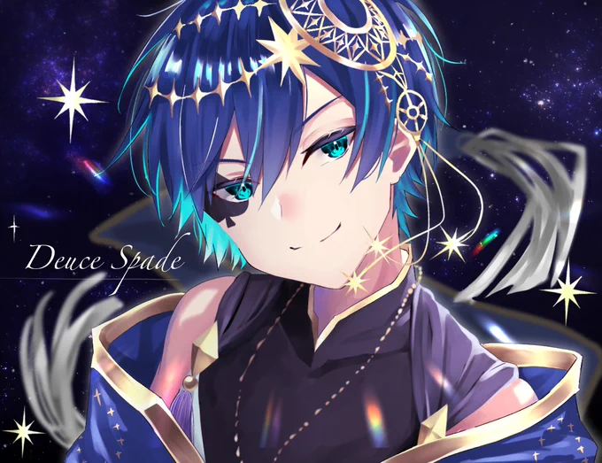 七夕のデュースくん??
#ツイステファンアート 