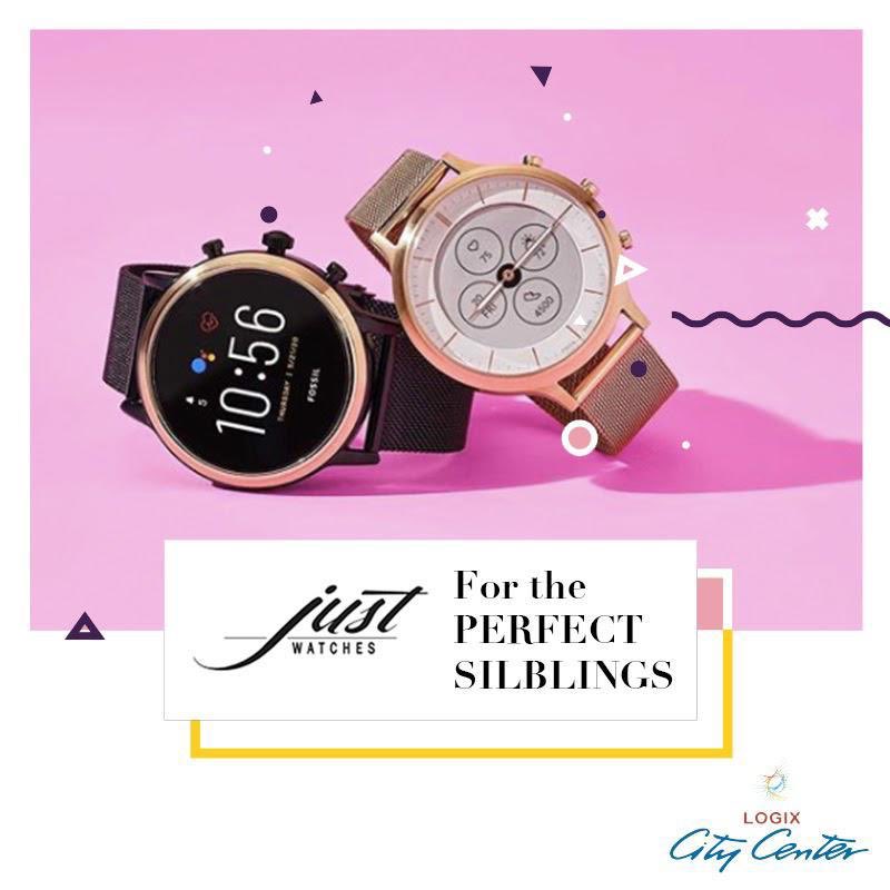 Shop the perfect combination of style and substance for the perfect siblings from Just Watches at <a href="/logixcitycenter/">Logix City Center</a>, Noida.
#PrepUpWithLogixCityCenter
#Rakhishopping #festiveshopping #rakhi #rakshabandhanspecial #rakshabandhangifts #RakshaBandhan #gifting #gifts #giftforsiblings
