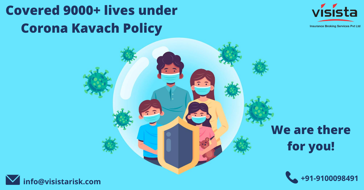visistarisk's tweet photo. Visista has successfully safeguarded 9,000+ people under the Corona Kavach Policy protecting them and their families.

For inquiries call +91-9100098491 or reach us out at info@visistarisk.com

#CoronaKavach #StrongerVisista #Covid19 #StayatHome #insurancebrokers #insurance https://t.co/nM0qgTkdKD