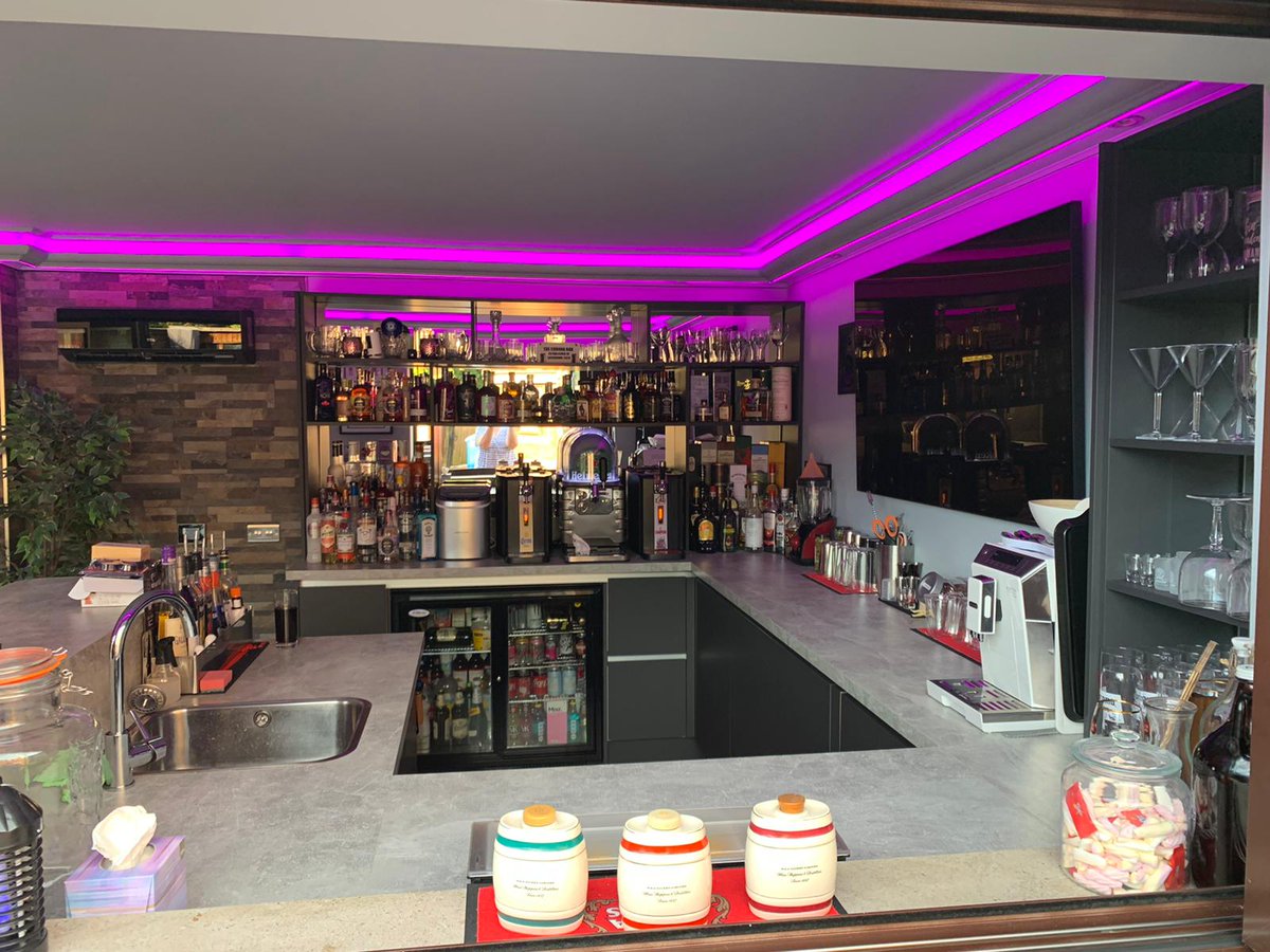 Home bar installation complete!