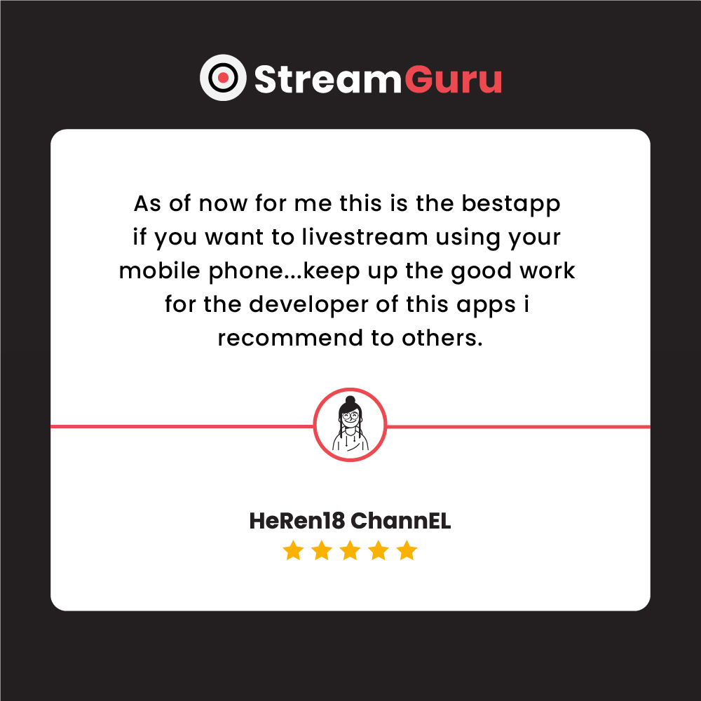 Streamguruapp's tweet image. 🚨TESTIMONIAL🚨
Receiving #feedback like this from people all around the globe is what keeps us motivated💪 to keep bringing our users the best of the best service! 
Thank you 🙏 for your wonderful review! 💬

#StreamGuru #saturdayvibes #StayAtHome #livestream #pubgmobile