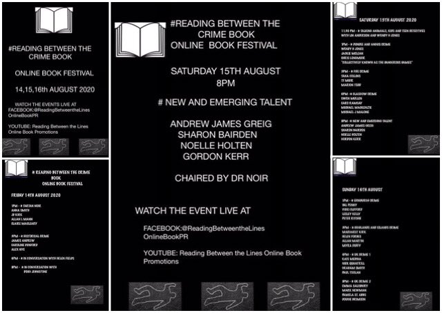 nholten40's tweet photo. Really looking forward to being a part of this on Sat August 15th at 8 pm — #NewAndEmergingTalent panel! Starts Friday through Sun though so mark the dates! I’ll be tuning in for sure!
#Facebook #ReadingBetweenTheCrime #Online PLS RT
https://t.co/OKkowMhPEf https://t.co/B7HWnOZDWR