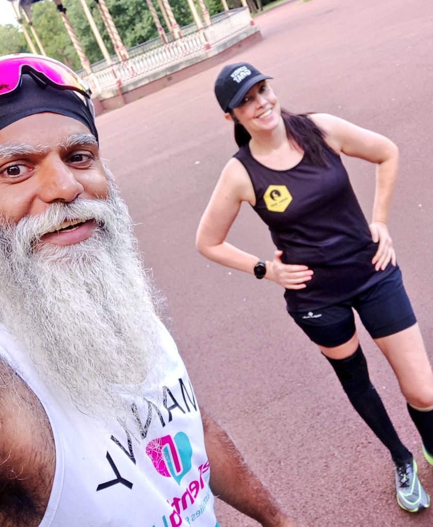 pedalsingh's tweet photo. Before and After a joint 10k PB!
π₯³π€© with @AlisonLJones
#runbuds #10k #PB #Garmin #SaturdayMotivation https://t.co/3QxeKq1J16