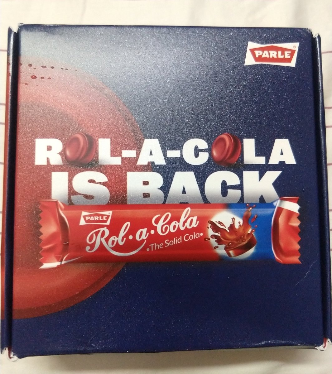 iShilpa_'s tweet photo. This took me to my childhood days instantly 😍. Thank you for the sweet surprise @ParleFamily. This tastes as good as I remember it from childhood. I am so happy that #RolaColaisBack https://t.co/zsPbcjWSe8