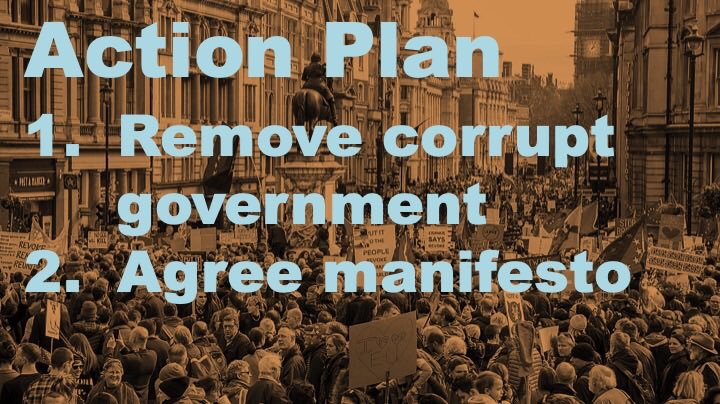 Once that central aim is achieved, then comes the long process of deciding what happens next… But progressive aims of racial justice, antifascism, climate justice, anticorruption etc are ALL best served by ridding us of this corrupt “government” first.   #resist