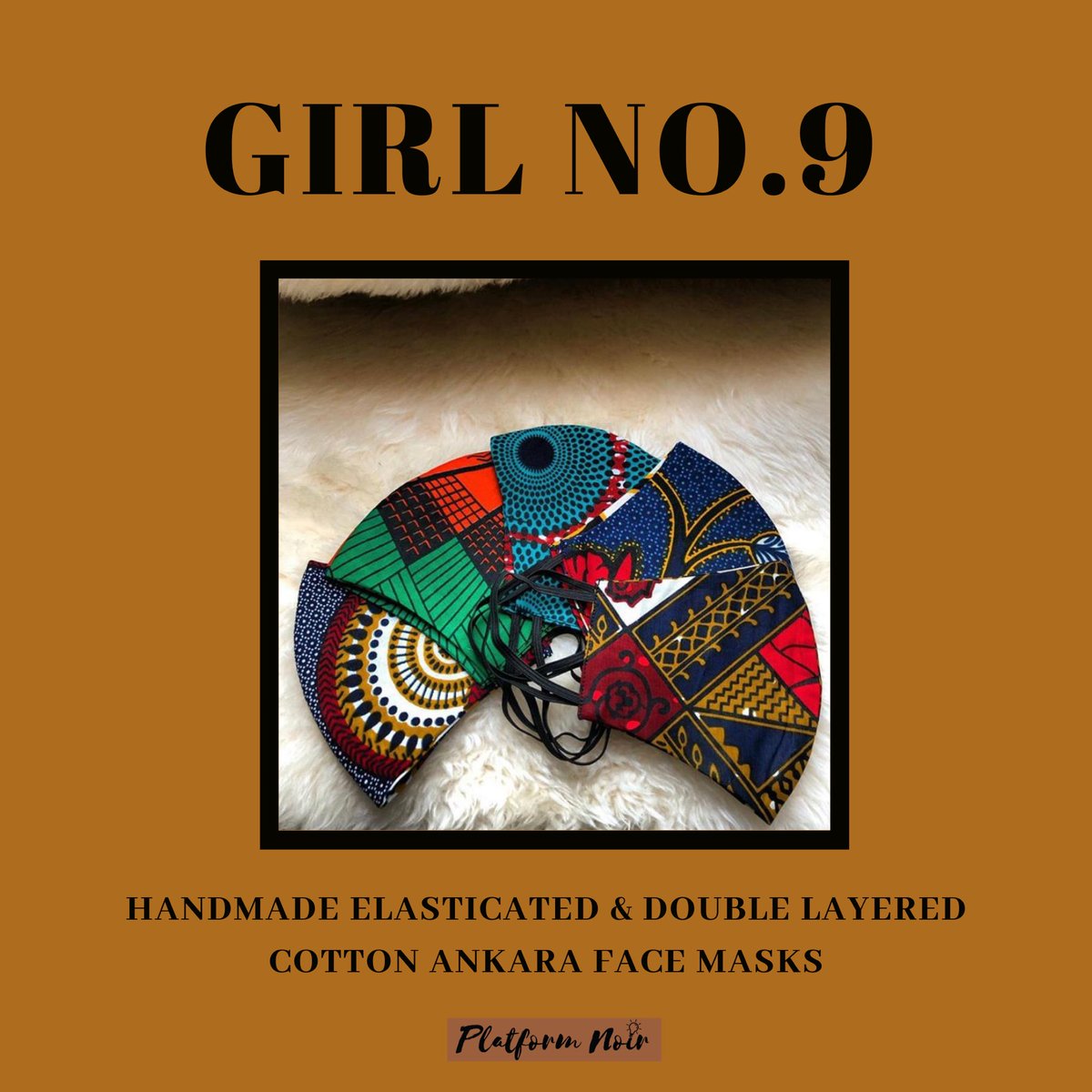 Girl No.9Handmade elasticated & double layered cotton Ankara face masks https://www.etsy.com/shop/girlnumber9/ https://instagram.com/girlno.9?igshid=yoh9tguhmaak
