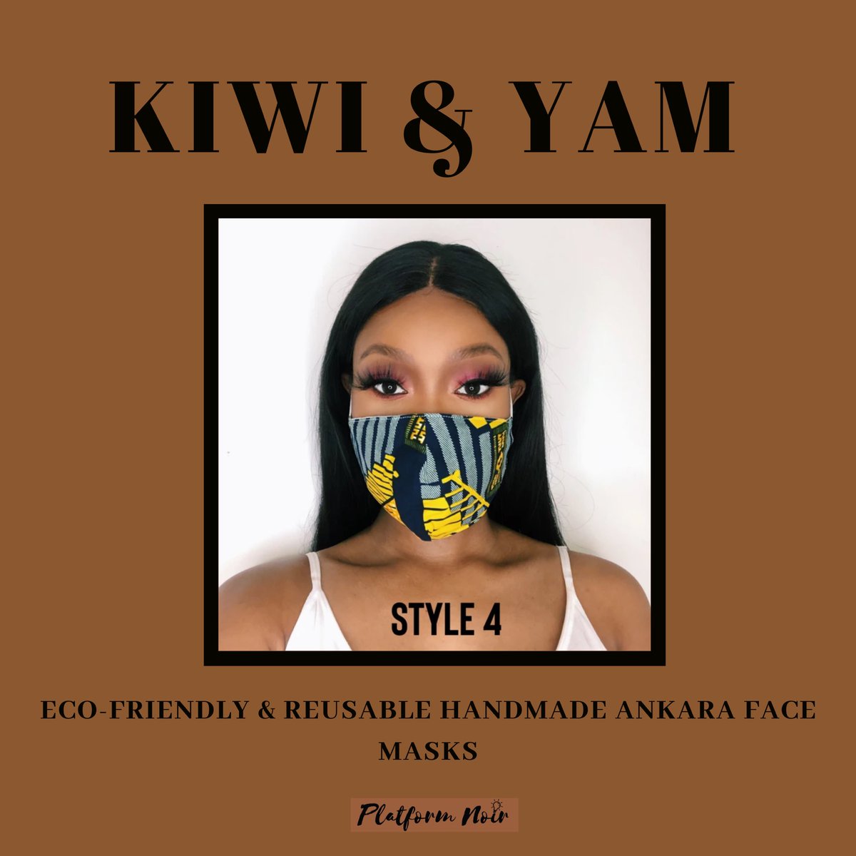  @KiwiandYam Eco-friendly & reusable handmade Ankara face masks  https://kiwiandyam.com/  https://instagram.com/kiwiandyam?igshid=1cgks3hwi2xrg