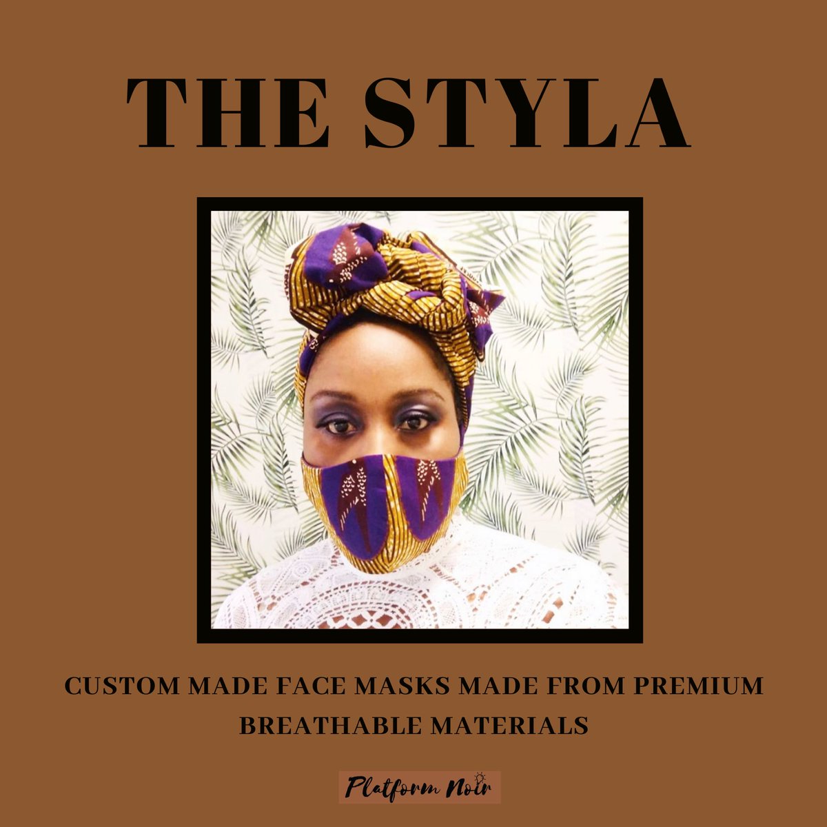 The StylaCustom made face masks made from premium, breathable material https://instagram.com/thestyladotcom?igshid=1h6f2blqmoim0