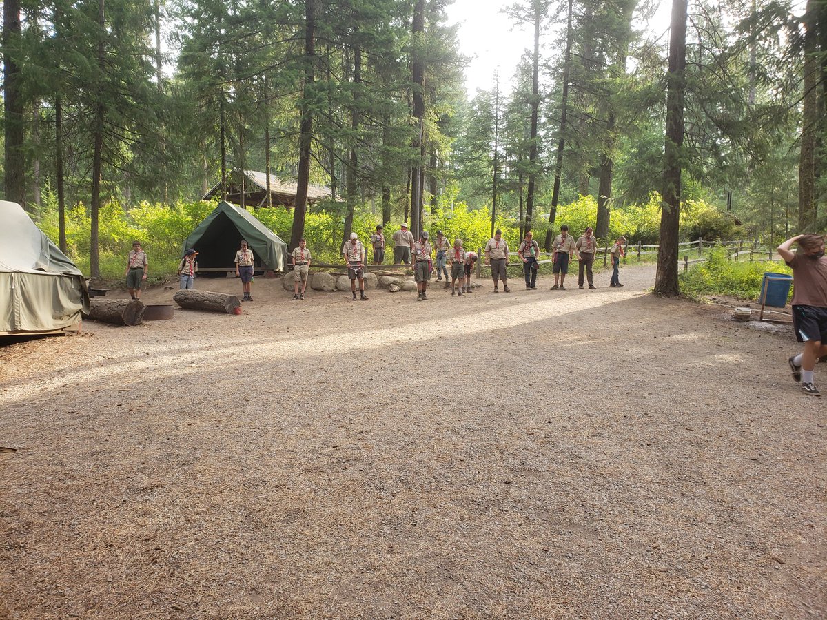 Troop400's tweet photo. Camp sweep time 

Troop 400 leaves a place better than we got it https://t.co/sElko5Byvs