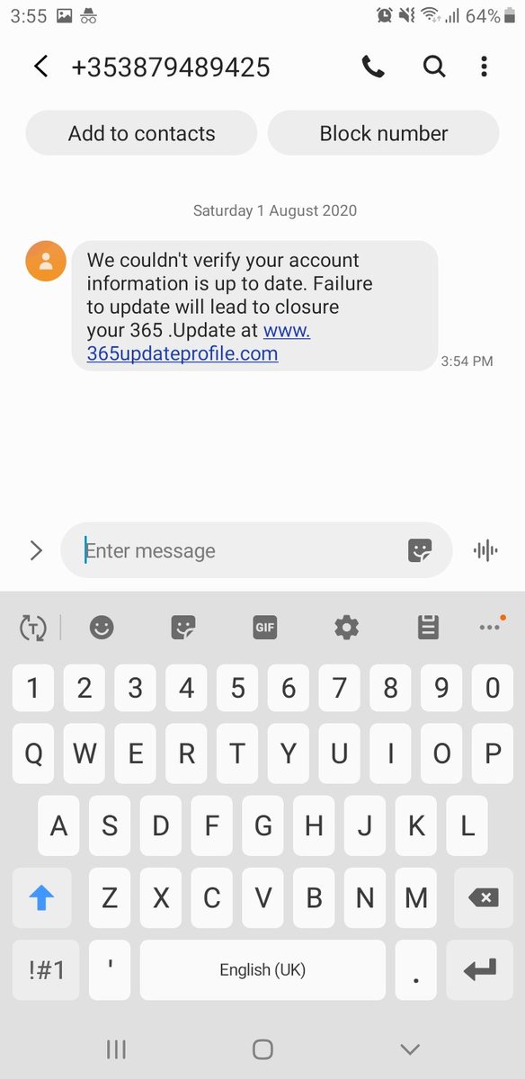 BranockM's tweet photo. Hey @bankofireland I think you gotta #scammer going around. Tell number one is I'm not a BOI customer. https://t.co/aNPU0nK6mf
