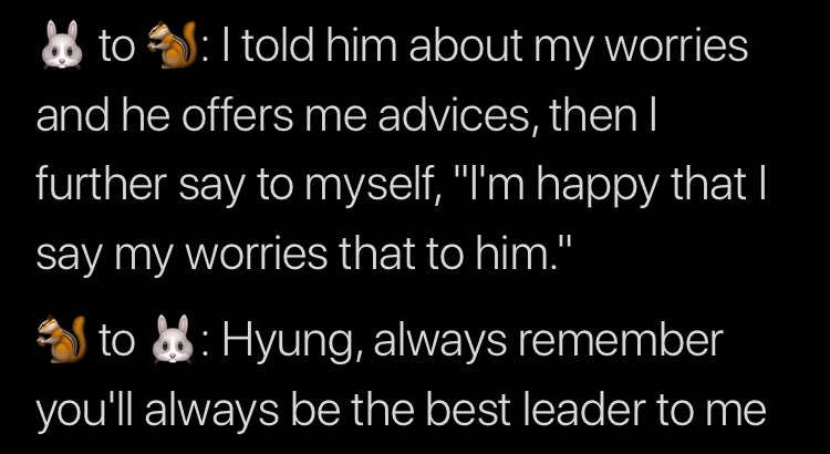 it’s safe to say that soobin comes to taehyun the most for advice... i’d say that it’s bc aquas are rly the best ppl to talk to since they listen whole heartedly and always know what to say to make you feel better, but never just saying what you want to hear(trans txtonnews)