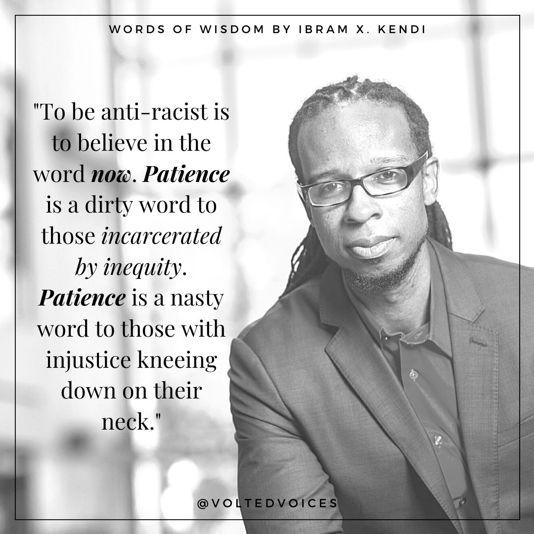 Feeling incredibly moved today by this quote by <a href="/DrIbram/">Dr İbrahim Fatih DOĞAN</a> ! “To be anti-racist is to believe in the word now. Patience is a dirty word to those incarcerated by inequity. Patience is a nasty word to those with injustice kneeing down on their neck.” theatlantic.com/ideas/archive/…