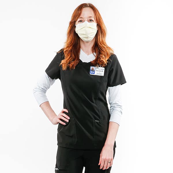 This is Danielle Mees. She's a lab supervisor for microbiology/special procedures. "Laboratory professionals, we don't always get to meet our patients face to face, but every name still conjures an image for us," she said.  https://interactives.dallasnews.com/2020/saving-one-covid-patient-at-texas-health-presbyterian-hospital-dallas/