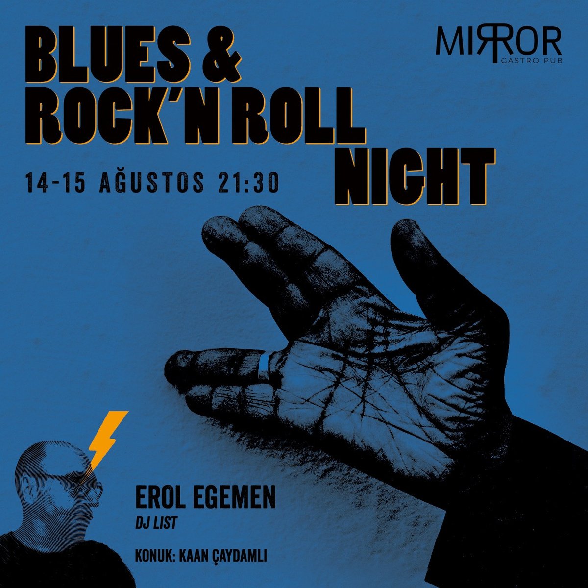 MontanaPosts's tweet photo. Erol Egemen, DJ List Blues&amp;Rock'n Roll Night Performansıyla 14-15 Ağustos 2020 Antalya-Kaleiçi'nde, MIRROR GASTRO PUB'da...

@mirrorgastropub, @bahamakuskusu #kaybedenlerkulübü #durmaksızınmüzik #645kk https://t.co/jvjy3RAkFz