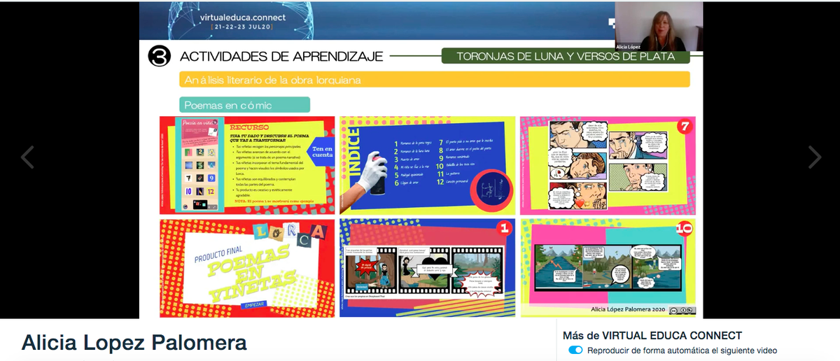 aaliciaetw's tweet photo. ¿Interesados en diseñar un proyecto eTwinning para el próximo curso? Este es el ejemplo que presentamos en #VirtualEducaConnect Literatura para adolescentes en entornos virtuales de aprendizaje. @virtualeduca ▶️ https://t.co/kC8vhTdLB7 para #claustrovirtual https://t.co/nPSY94qWHg