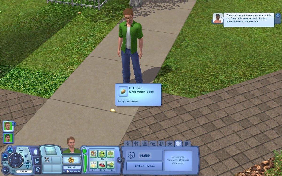 The open world made finding collectibles like rocks, gems and seeds an engaging experience. The sims 4 had those capsules or whatever but they aren’t fun to find because it’s such a closed off area.