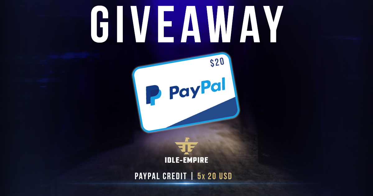 5x $20 PayPal Cash Giveaway 🎁

✅ Enter here: idle-empi.re/2IPiHSx

#Giveaway #PayPal #Cash #Gift