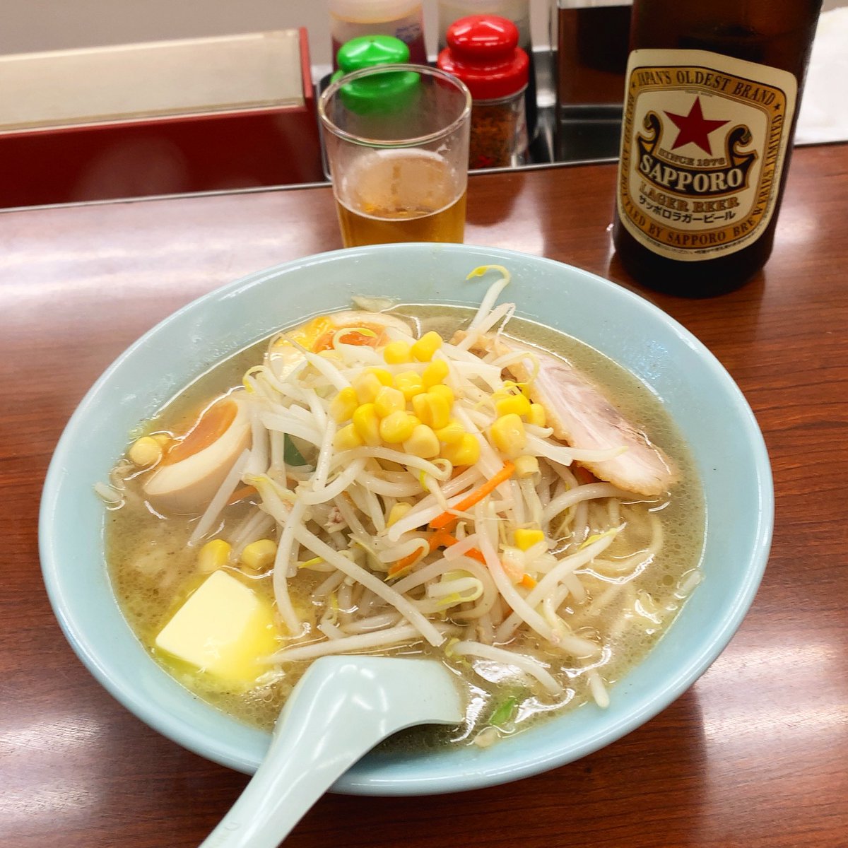 満北亭はやっぱり塩バターラーメン