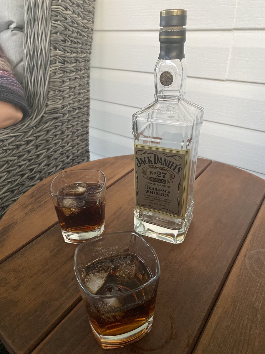 A little help from Jack Daniels last night after my last day of work. #JackGold