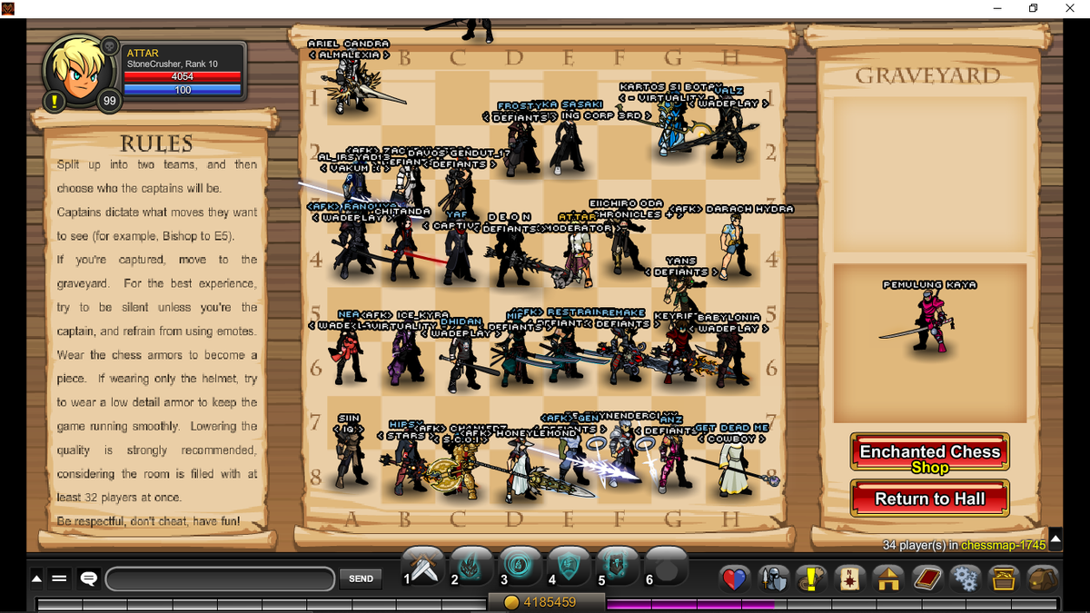 Attar_AE's tweet photo. MY BIGGEST IN-GAME PARTY YET!
- 3 different FULL instances of /chessmap
- 2K, 2K, 5K APs live giveaways
- BludrutBrawl, 1v1, and chilling
- LOTS of fun!

This time to buzz words in AQW Indonesian community about #AQWMerdeka Rangda Boss Challenge coming in-game NEXT WEEK! <3 https://t.co/RHrWpbxHs4