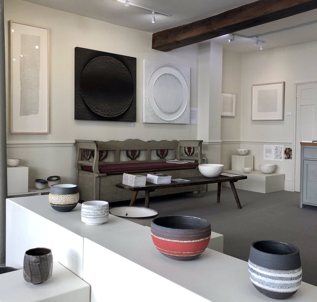 Gallery57art's tweet photo. The gallery reopens today with a new exhibition Elements: earth fire. #suelawty #marthawinter #janeperrymanceramics @manoskalamenios @MooreArtStudio #markstopforth #sianvandriel #rosaliedodds #susanmannion #annsymes @michelecbianco #juliahutton Until 3 October. https://t.co/SkkRuXARl0