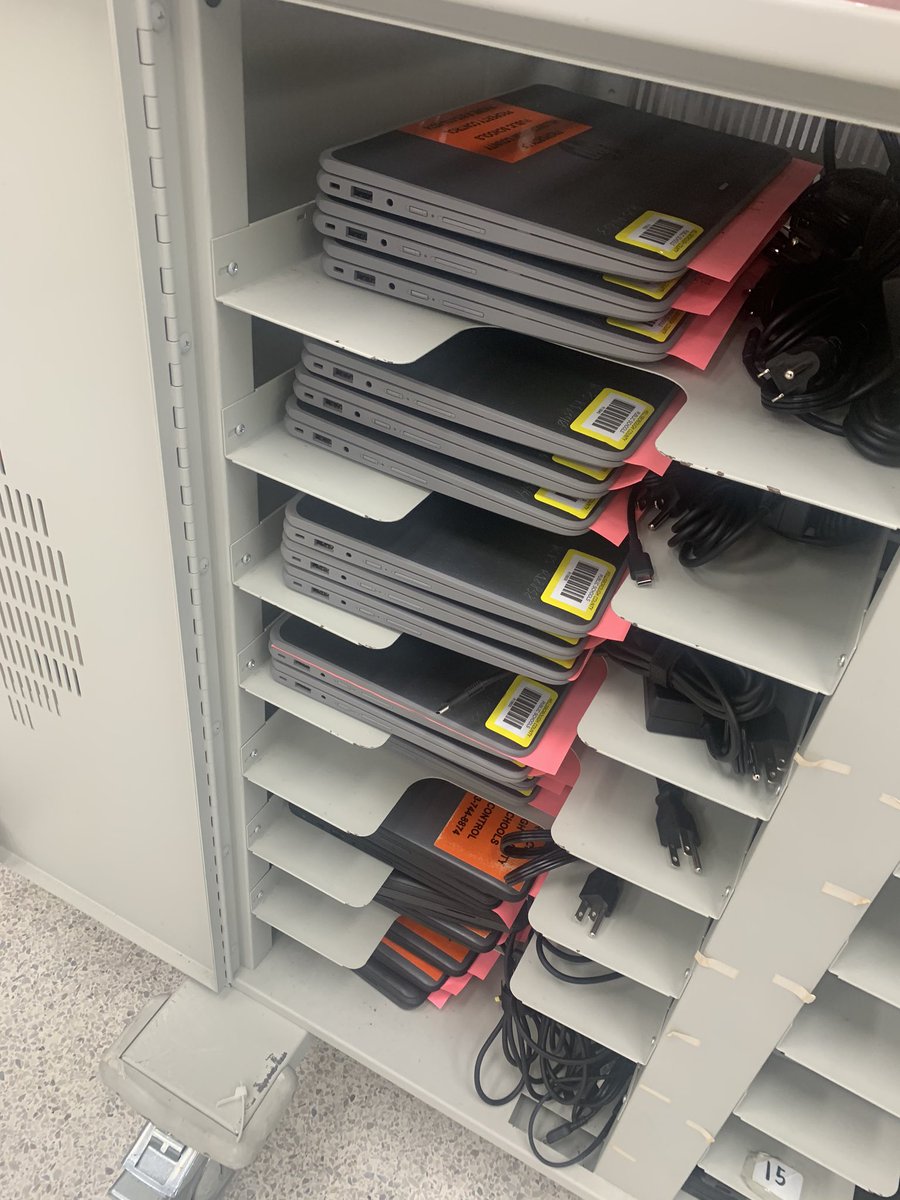 Laptops ready for teachers!