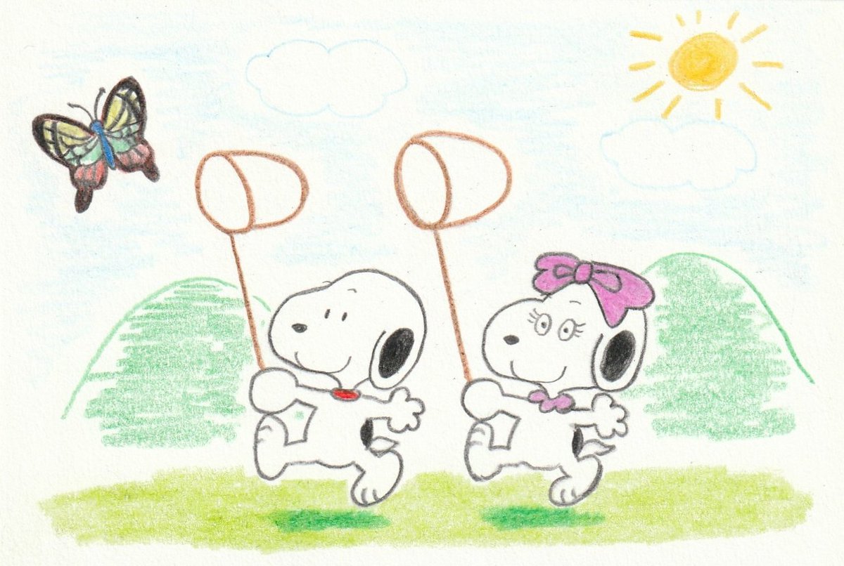 Sima على تويتر イラスト スヌーピー Illustration Snoopy