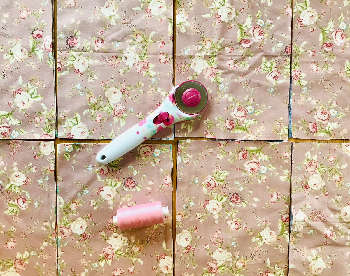 Busy cutting out fabric this morning for my next few orders to be posted out. This beautiful dusty rose fabric has been very popular! I’ll be reordering some so I can keep it in stock🌷#facecoverings #facemasks #handmade #SmallBusiness