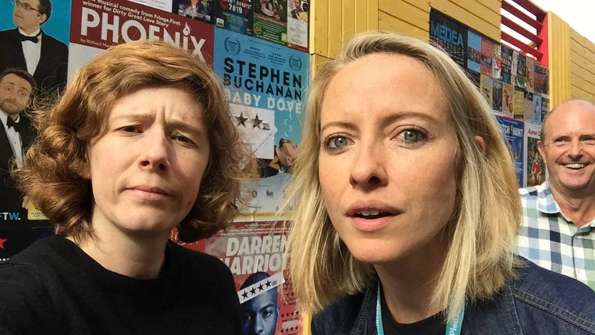 Hello Twitter! In the absence of a thrill-a-min time at the Fringe this year (see pic of last year for ref, inc. v thrilled man in background), we thought we’d use all this spare time to create this, just a few years after we should have. Hope to post again within the next year.