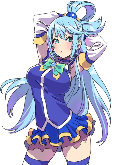 むかし描いたアクア様。#アクア誕生祭 