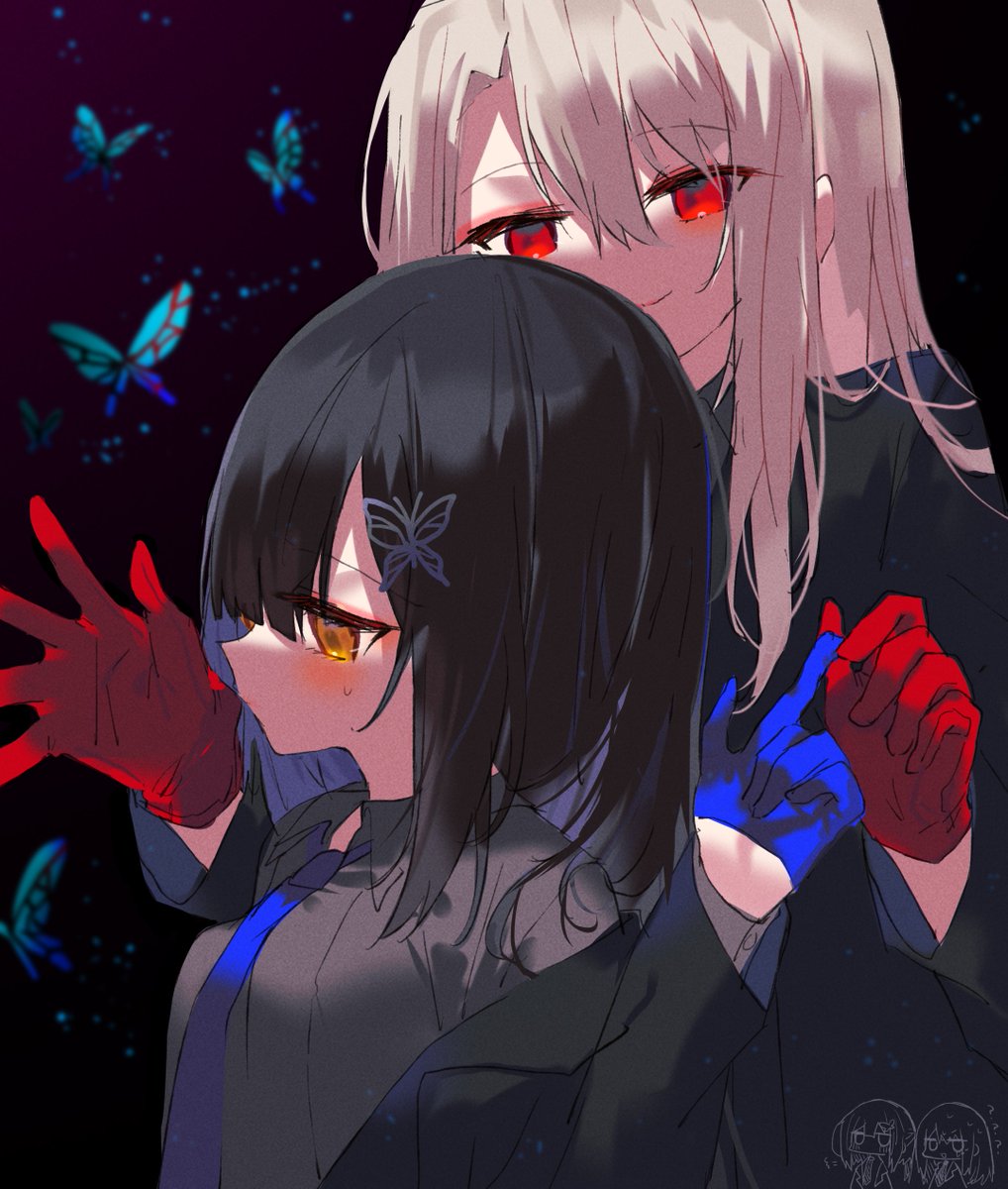 Fate 悪イリヤちゃんに悪い子にされてる美遊ちゃんの絵面が良い文明すぎる Fateツイッター情報まとめ