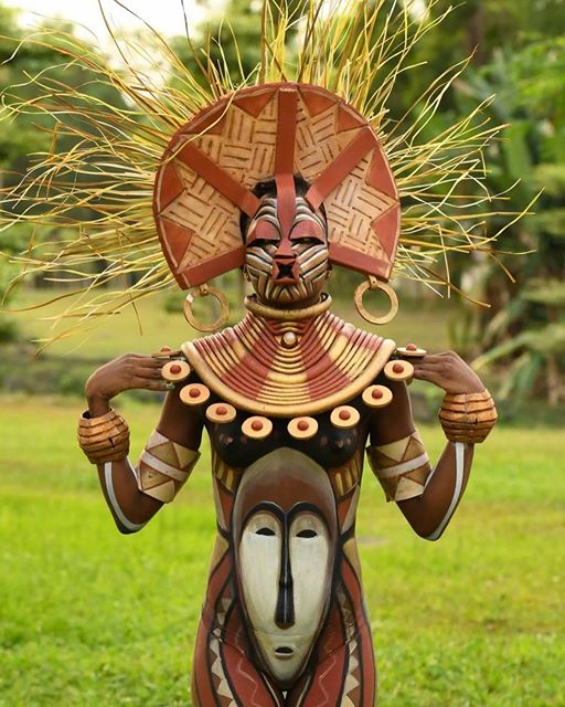 About the Equatorial Guinea's body painting festival