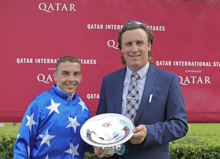 ARO_Racing's tweet photo. Back for a fourth time @Goodwood_Races @AlShahaniaStud1 6x #Gr1PA #winner EBRAZ #JulianSmart @maximeguyon_off in the Β£200k #qatarinternationalstakes πΆπ¦ππ @itvracing @RacingTV @olibellracing @afac_contact @TheFrenchPA @ArabianRH @rpbloodstock @GCapewell https://t.co/GceHlF0DmW