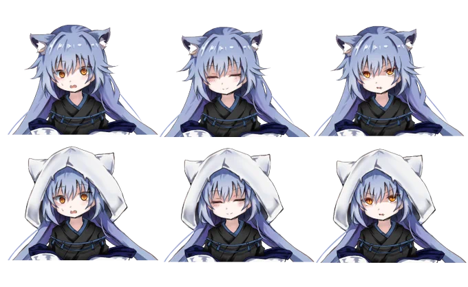 シノビガミ立ち絵第三弾公開しますー。今度は陰忍をイメージして暗めな子です。あと個人的に異形をお面や帽子で隠してるのが好きです。使いたい方いらっしゃればどうぞです 