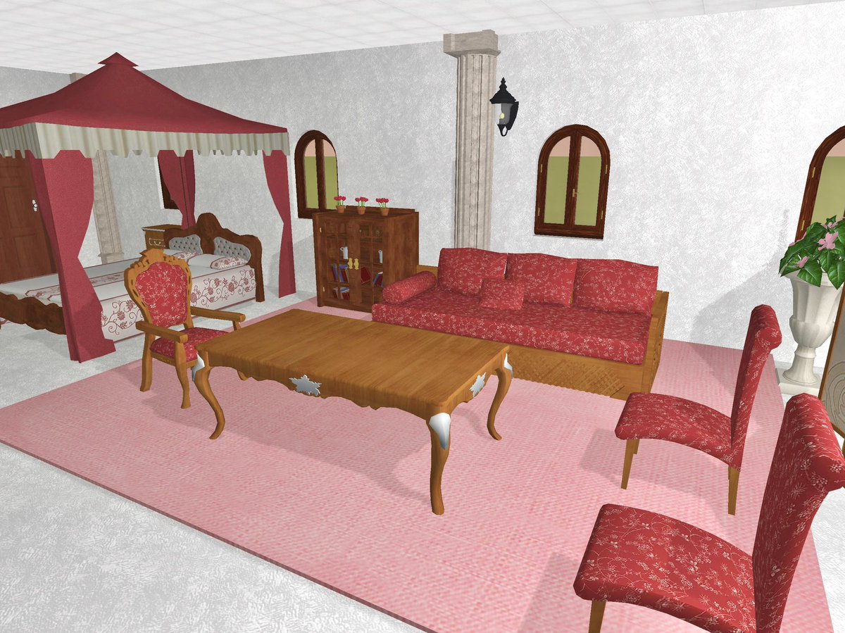 マイちゃん様のお部屋 ローゼマインのお部屋作ったど！！！！ #本好きの下剋上 ふぁんぶっく2