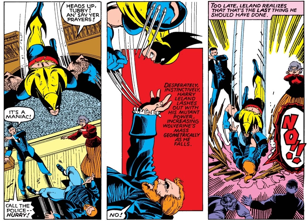 Wolverine is disregarded. So much so, that he starts below the basement, left for dead in the sewers. From there, he fights his way upward until reaching the top, at which point the X-Men quite literally knock the Hellfire Club down a level or two. 3/5