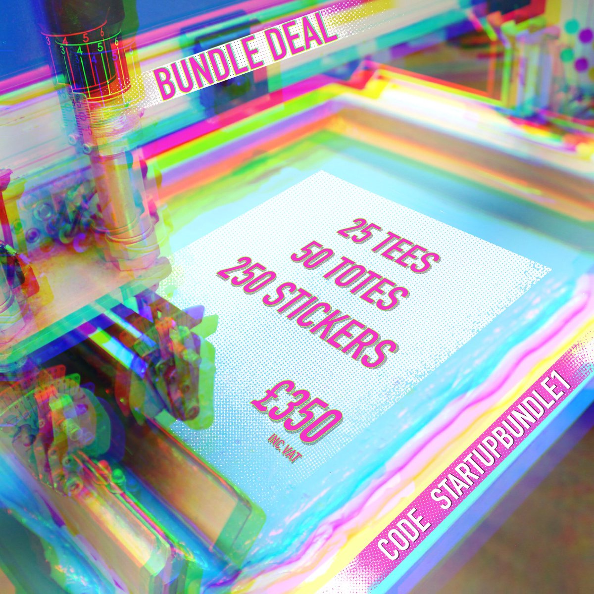 🔥Our new #deal is live!🔥

Ideal for #artists, #designers, #independentbusinesses, looking to start up a fresh new #merch range!

Just quote the code STARTUPBUNDLE1 when enquiring/placing your order at info@visibleart.co.uk

Valid for the month of #August!

#bankholidayweekend