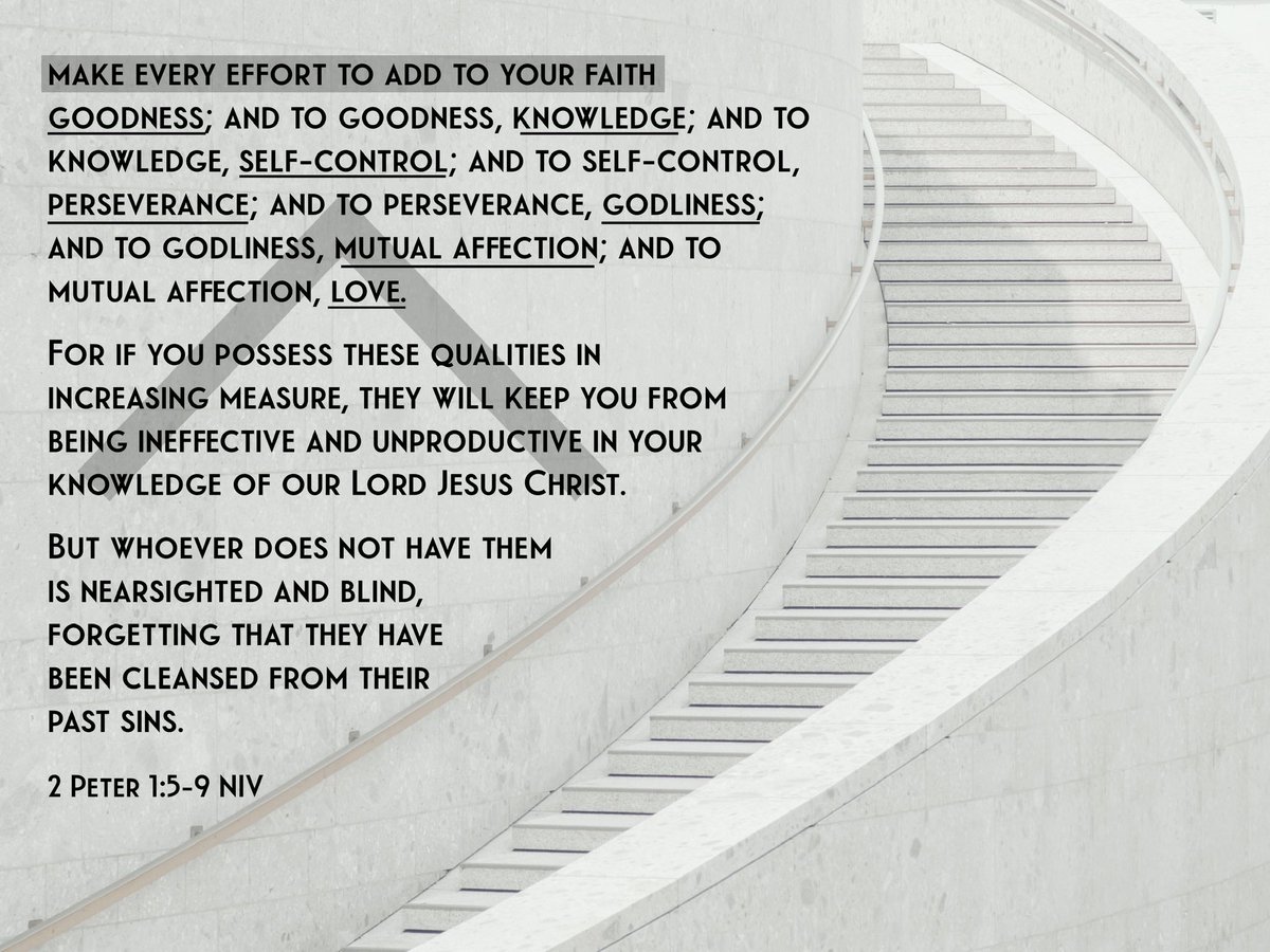 JamesMPeoples's tweet photo. πΆRead your Bible, pray every day, & youβll grow, grow, grow. β Neglect your Bible, forget to pray, & youβll shrink, shrink, shrink. #Discipleship101 β’ βBut grow in the grace & knowledge of our Lord & Savior Jesus Christ.β 2 Peter 3:18 NIV https://t.co/uV06ilf1wp