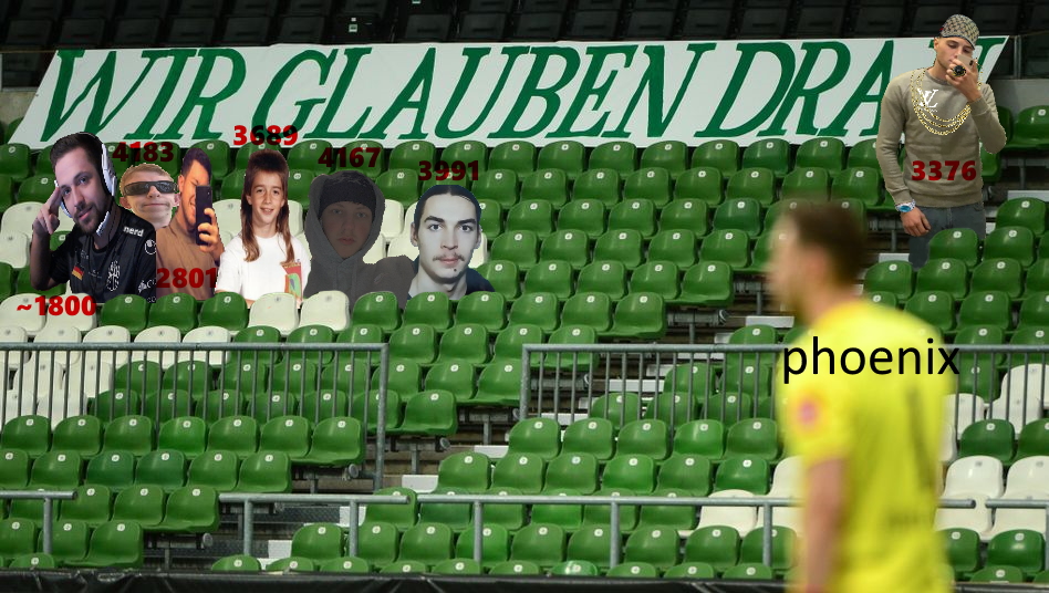 Die Zukrass Organisation wünscht allen Relegation Spielern (und speziell Phoenix) viel Spaß und Fair Play! Wir werden es uns währenddessen auf der Tribüne gemütlich machen!