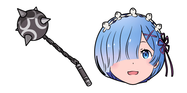 Custom Cursor on X: Rem is an Oni and one of the twin maids from Re:Zero −  Starting Life in Another World. Rem. Find her in Re:Zero − Starting Life in  Another