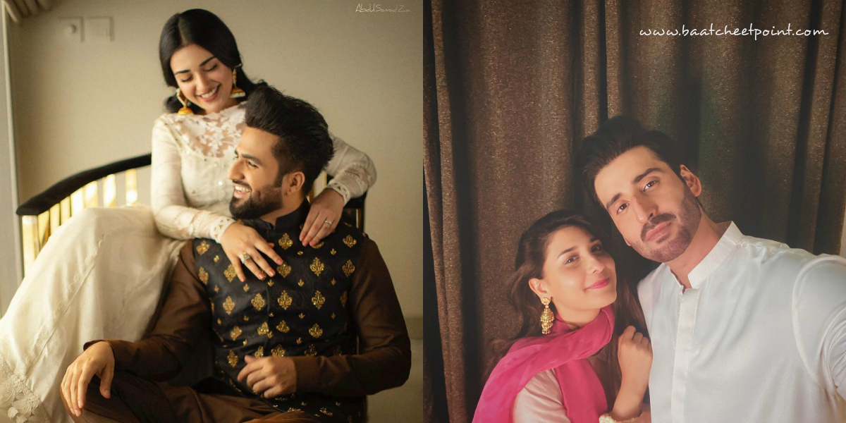BaatCheetPoint's tweet photo. Baat Cheet Point: Pakistani Celebrities Couples on Eid Ul Adha 2020 https://t.co/K0rWgOt3Eh 
 #KanwarArsalan #FatimaEffendikanwar #SarahKhan #FalakShabbir #AyezaKhan #DanishTaimoor #IqraAziz #YasirHussain #AaghaAli #HinaAltaf #baatcheetpoint #humairakhan https://t.co/PIIrscCbZa