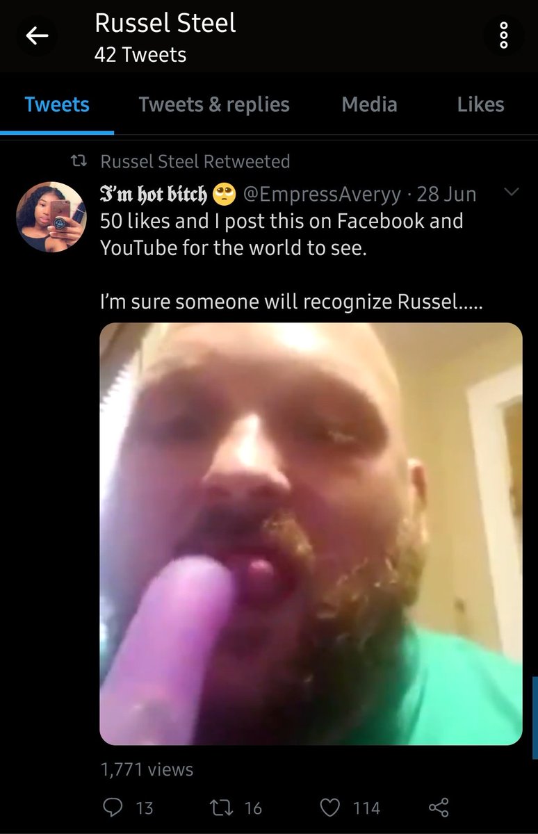 SuccubusSahara's tweet image. This sure as hell does not look like the @RusselSteel in the profile pic... can't wait to really dig deep on this not-so-little piggy.

@GoddessShock