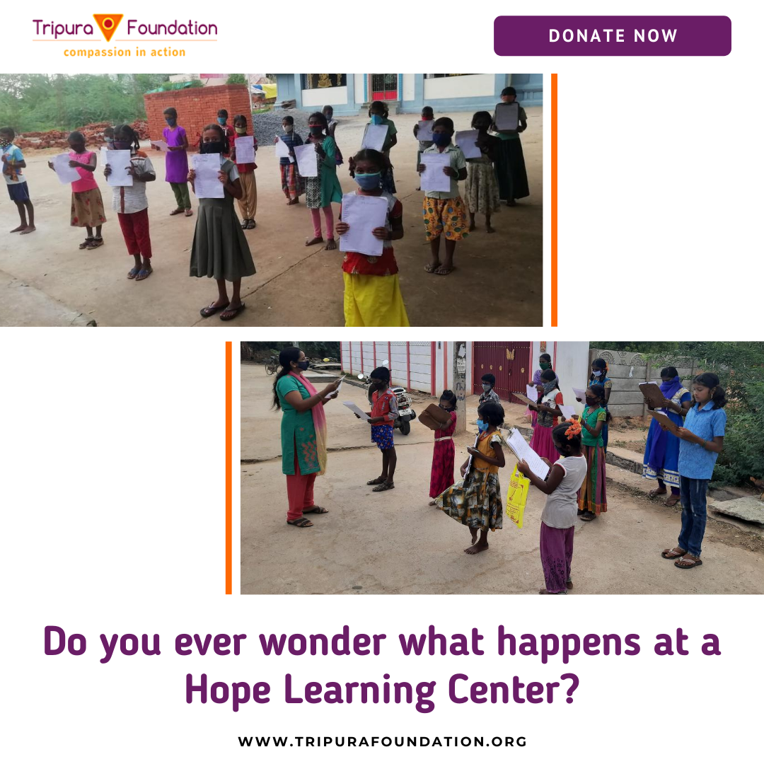 HoPEPost's tweet photo. Do you ever wonder what happens at a Hope Learning Center?
Our Hope Centers help transform at-need children into highly intelligent, positive and compassionate individuals who give back to their communities. https://t.co/M7RFTpzBTz
#HopeLearningCenter #TripuraFoundation #Donate https://t.co/k42BTljmxL