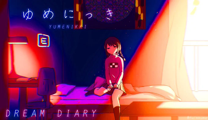 暗い系の絵が多いからバッキバキwステンドグラスやっぱいいなぁ #絵を彩度100にすると超派手 
